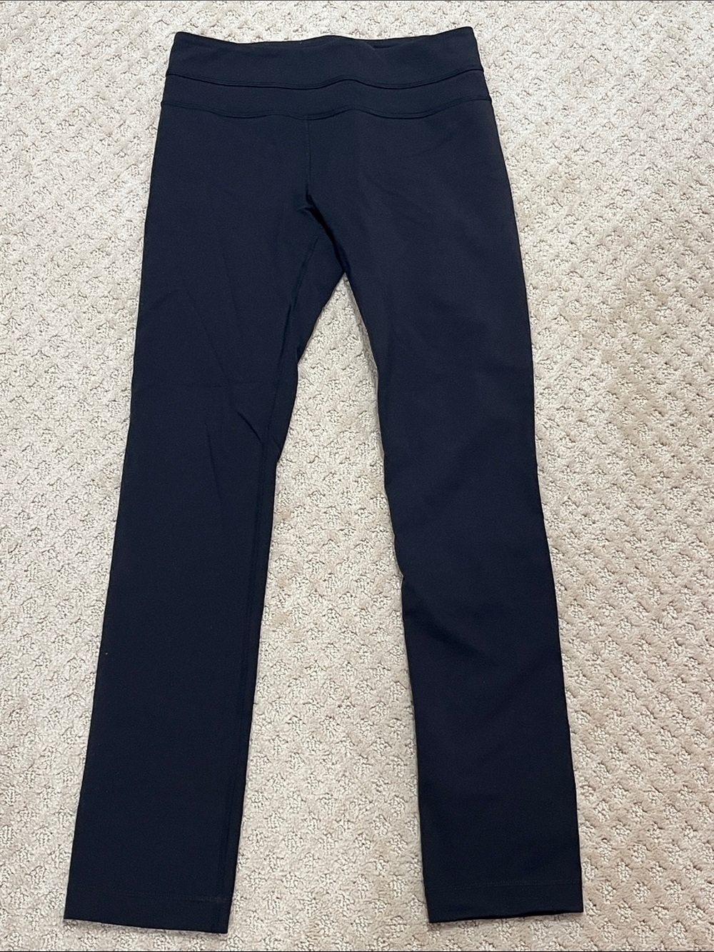 lululemon athletica Black Boot-Cut Yoga Pants